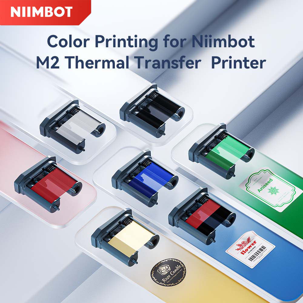 Commercial Printing Terms - Niimbot M2 열전사 라벨 용지, 컬러