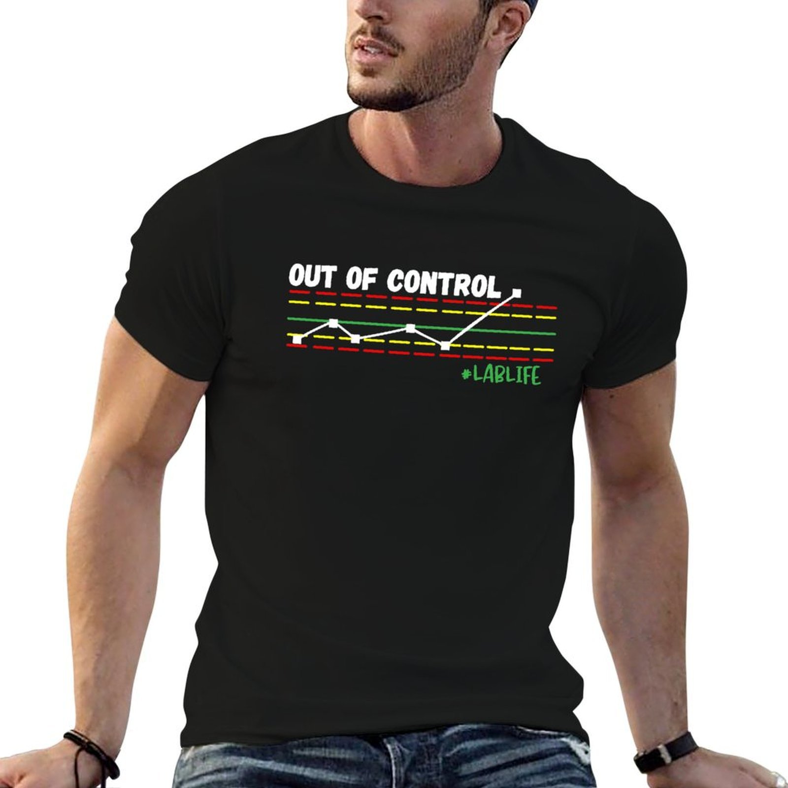 Printing Qc - Funny Lab Tech, Out Of Control,