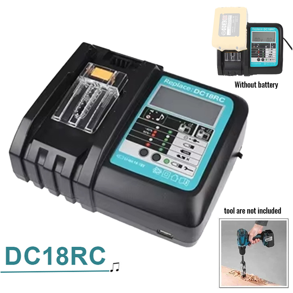 DC18RC 리튬 이온 배터리 3A 충전기, 마키타 1 - Makita Drill Hp1640 리뷰 및 가격