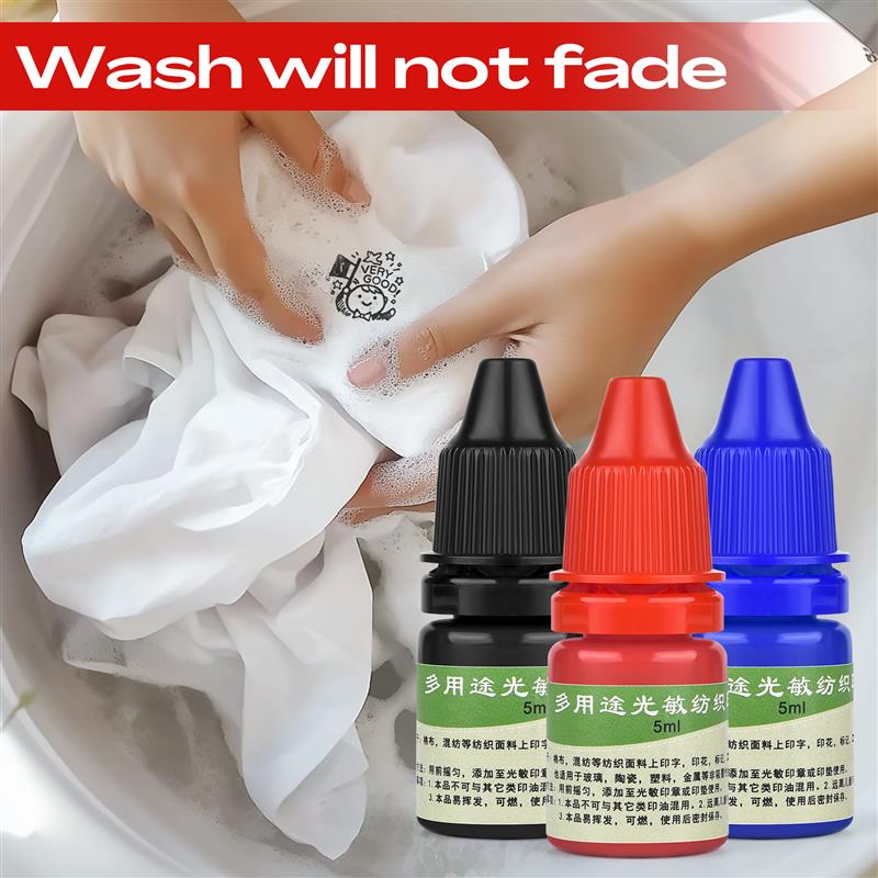 5ml 블루 레드 블랙 잉크 섬유 의류 잉크 학생을위한 - Direct To Garment Ink 리뷰 및 가격