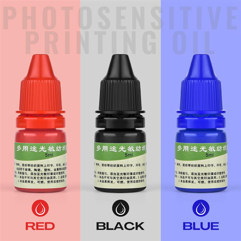 5ml 블루 레드 블랙 잉크 섬유 의류 잉크 학생을위한 - Direct To Garment Ink 리뷰 및 가격